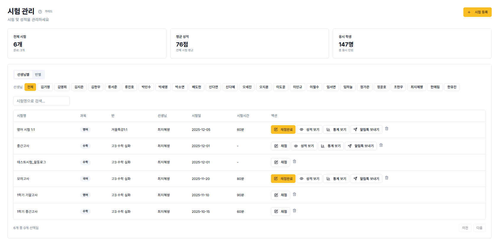 골드펜 상담 이력
