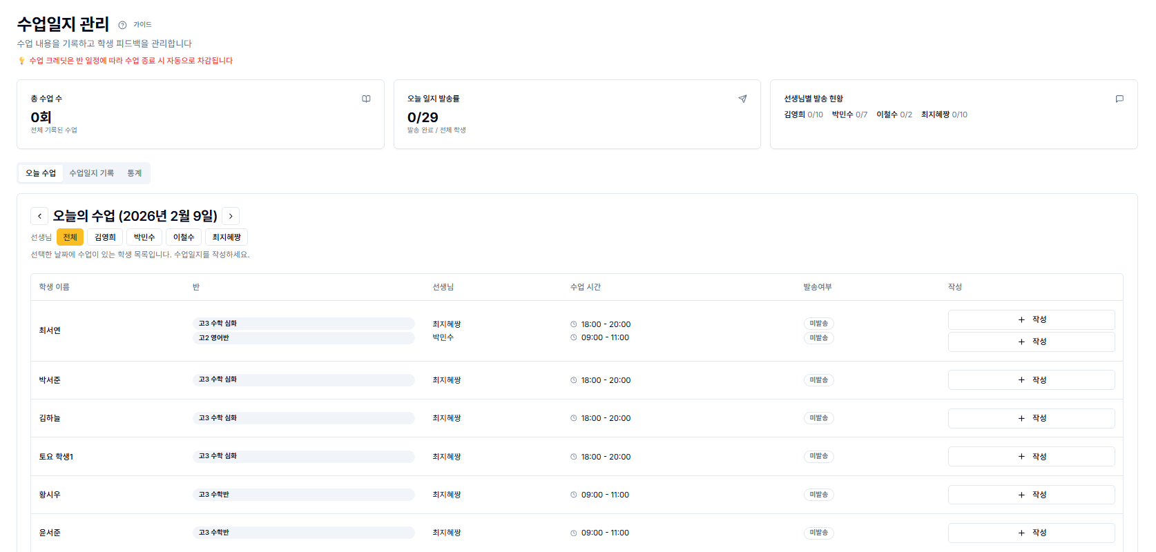 골드펜 수업일지