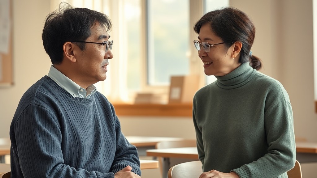 원장과 학부모의 신뢰 있는 대화