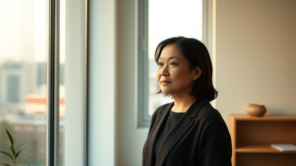 학원 운영을 점검하는 원장님