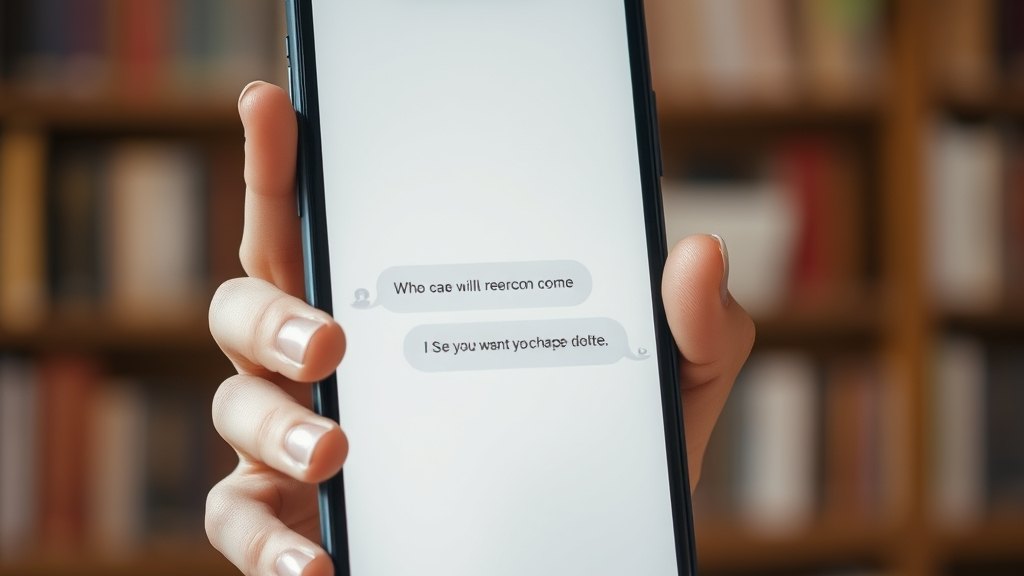 모바일 알림 화면을 보는 회원