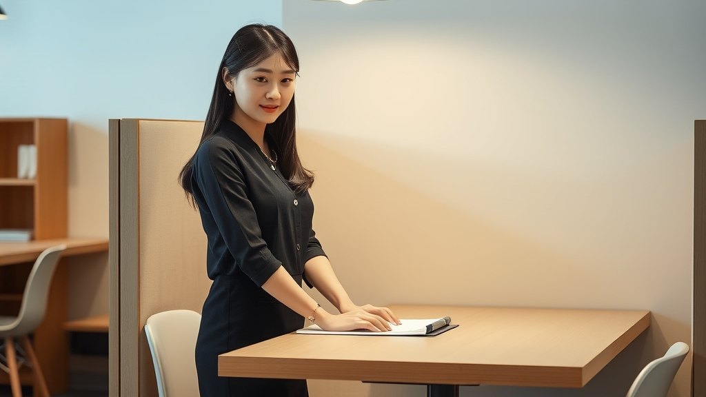 빈 좌석을 정리하는 매니저