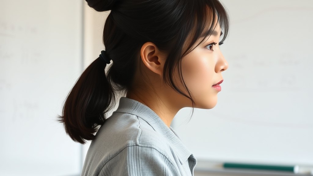 강사가 시범 수업을 진행하는 화이트보드 장면