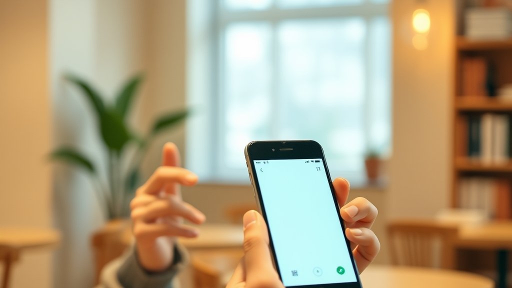 스마트폰 카카오톡으로 정기권 결제 알림을 확인하는 회원