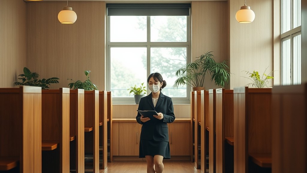운영자가 매장을 한 바퀴 점검하시며 마무리
