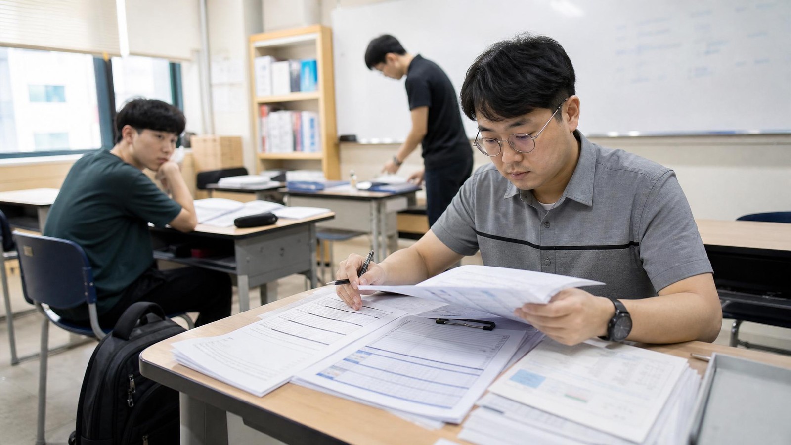 한국 입시 상담 현장